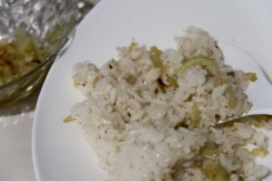 Celery con arroz blanco 